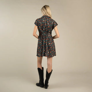 Marabella Dress - Desert Rose Charcoal
