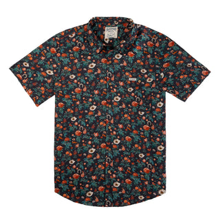 City Slicker Short Sleeve Shirt - Desert Rose Charcoal