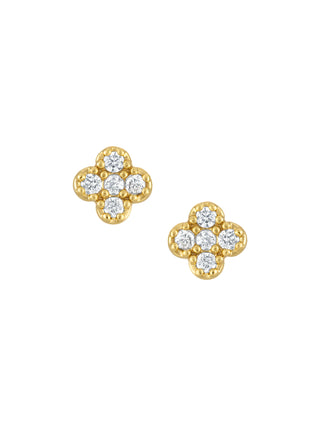 Vivienne Quatrefoil Stud Earring