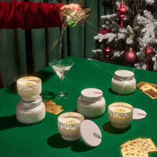 Volcano Holiday Mercury Etched Jar, 10 oz