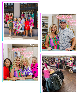 About Us photos of owner and her family