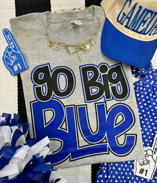 Go Big Blue Tee - (PREORDER)