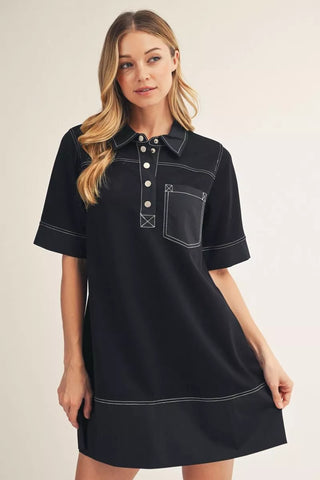 Midnight Stitch Dress