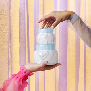 Blue Jean Modern Marble Signature Candle \ 19oz