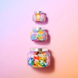 Volcano Rainbow Watercolor Jumbo Candle \ 48oz