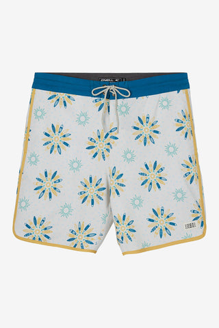 Cream - 18" Cruzer Scallop Boardshorts