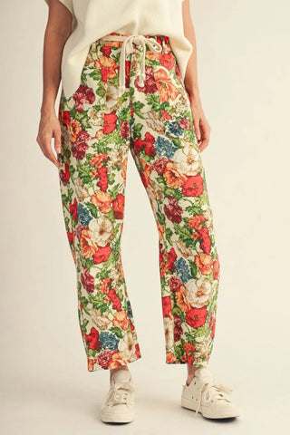 Floral for Fall Pants
