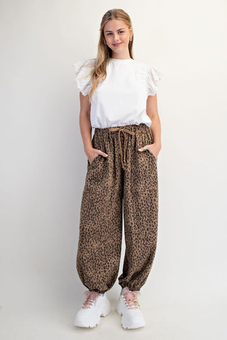 Ava Animal Print Pants
