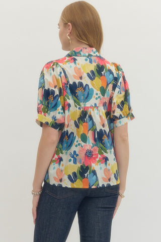 Spring Fling Floral Top