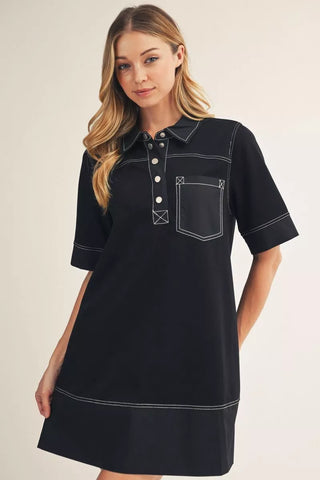 Midnight Stitch Dress