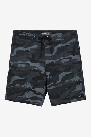 Black Camo 19" - Hyperfreak Heat Camo Boardshorts