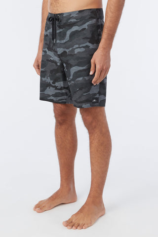 Black Camo 19" - Hyperfreak Heat Camo Boardshorts