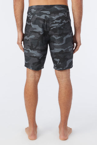 Black Camo 19" - Hyperfreak Heat Camo Boardshorts