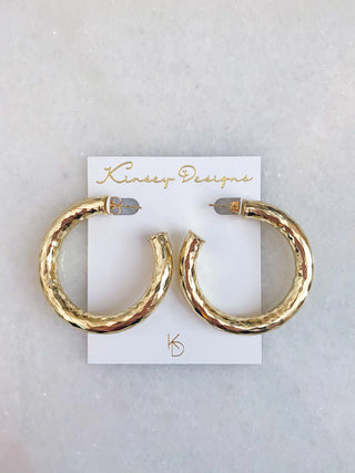 Jasmine LARGE Hoop Earrings