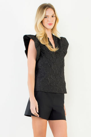 Here for the Party Top - Black
