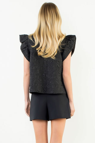 Here for the Party Top - Black