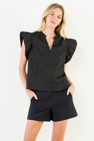 Here for the Party Top - Black