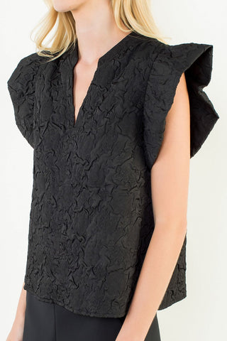 Here for the Party Top - Black