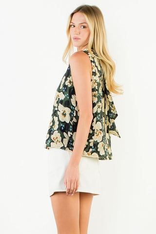 Faye Flower Top