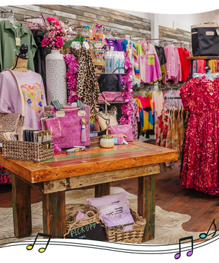 Interior of Sings My Soule Boutique, San Saba, TX