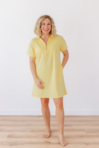 Ezra Dress - Butter Yellow
