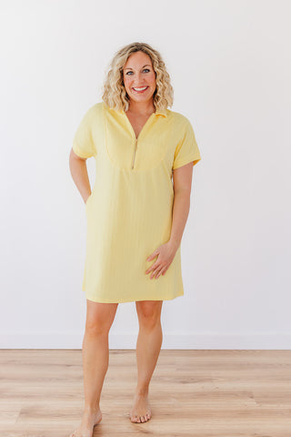 Ezra Dress - Butter Yellow
