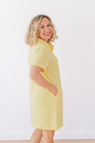 Ezra Dress - Butter Yellow