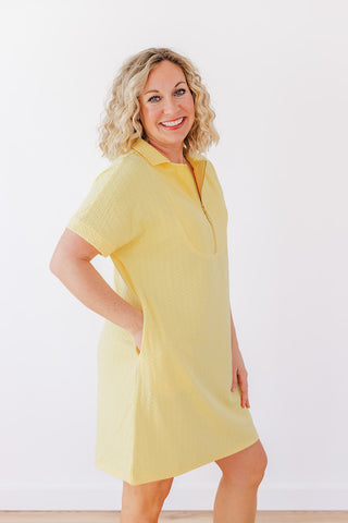 Ezra Dress - Butter Yellow