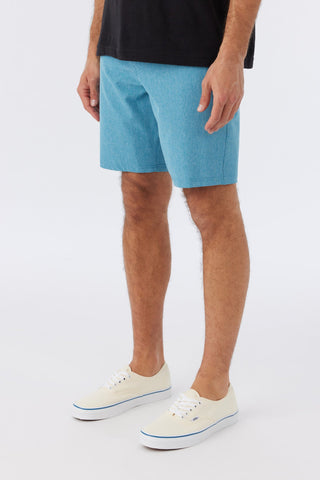 Bay Blue 19" - Reserve Heather Hybrid Shorts