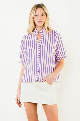 Savanna Sweet Stripe Top - Pink