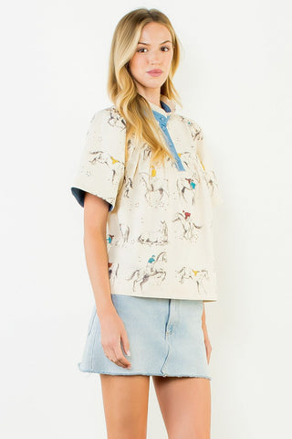 Polly Polo Top
