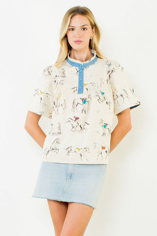 Polly Polo Top