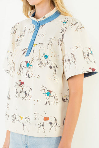 Polly Polo Top