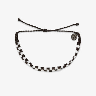 Checkerboard Bracelet (Black/White) | Pura Vida