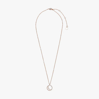 Opal Crescent Charm Necklace