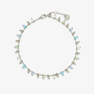 Blue Sea Bead Anklet - Pura Vida