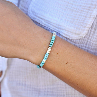 Sealife Stretch Bracelet Turquoise - Pura Vida