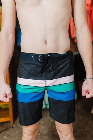 Ocean Stripes Board Shorts - Hyperfreak 19"