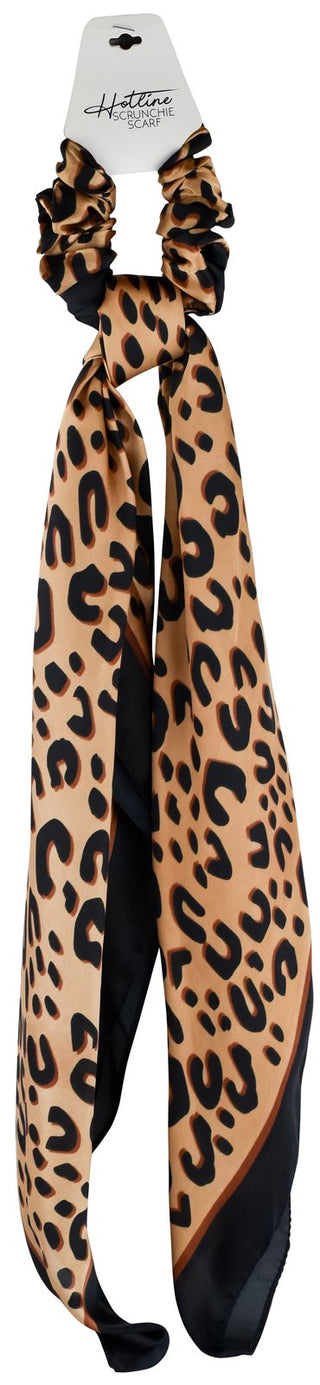 Leopard Scrunchie Scarf